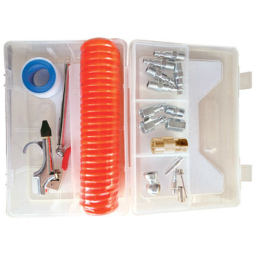 Master Mechanic 1204S235 Air Accessory Kit with Case, 19-Piece