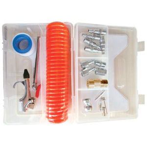 Master Mechanic 1204S235 Air Accessory Kit with Case, 19-Piece