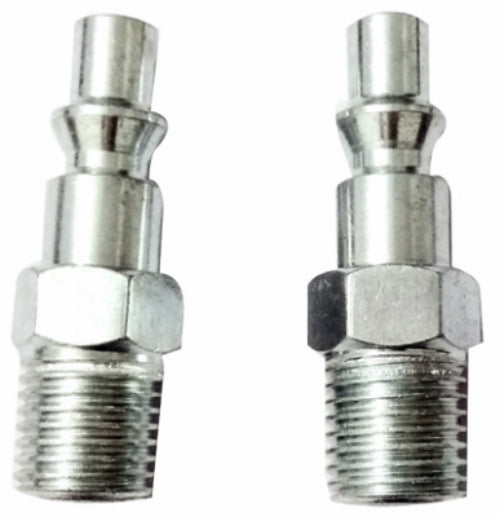 Master Mechanic 1204S259 ARO "A" Style Plug, 1/4" x 1/4" NPT Male, 2-Pack