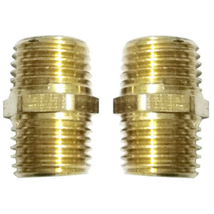 Master Mechanic 1204S297 Hex Coupling, 1/4" NPT Male, 2-Pack