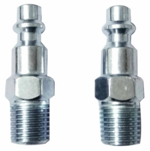 Master Mechanic 1204S258 Industrial Plug, 1/4" I/M x 1/4" NPT Male, 2-Pack