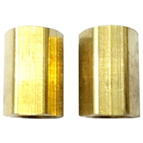 Master Mechanic 1204S300 Copper Hex Coupling, 1/4" NPTF Female, 2-Pack