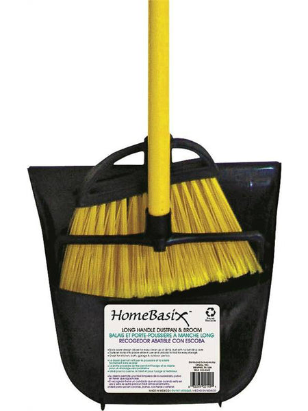 Simple Spaces 2331 Long Handle Dustpan & Lobby Broom, 7/8" x 36"