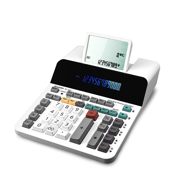 Sharp EL1901 Paperless Printing Calculator with Check & Correct, 12-Digit LCD