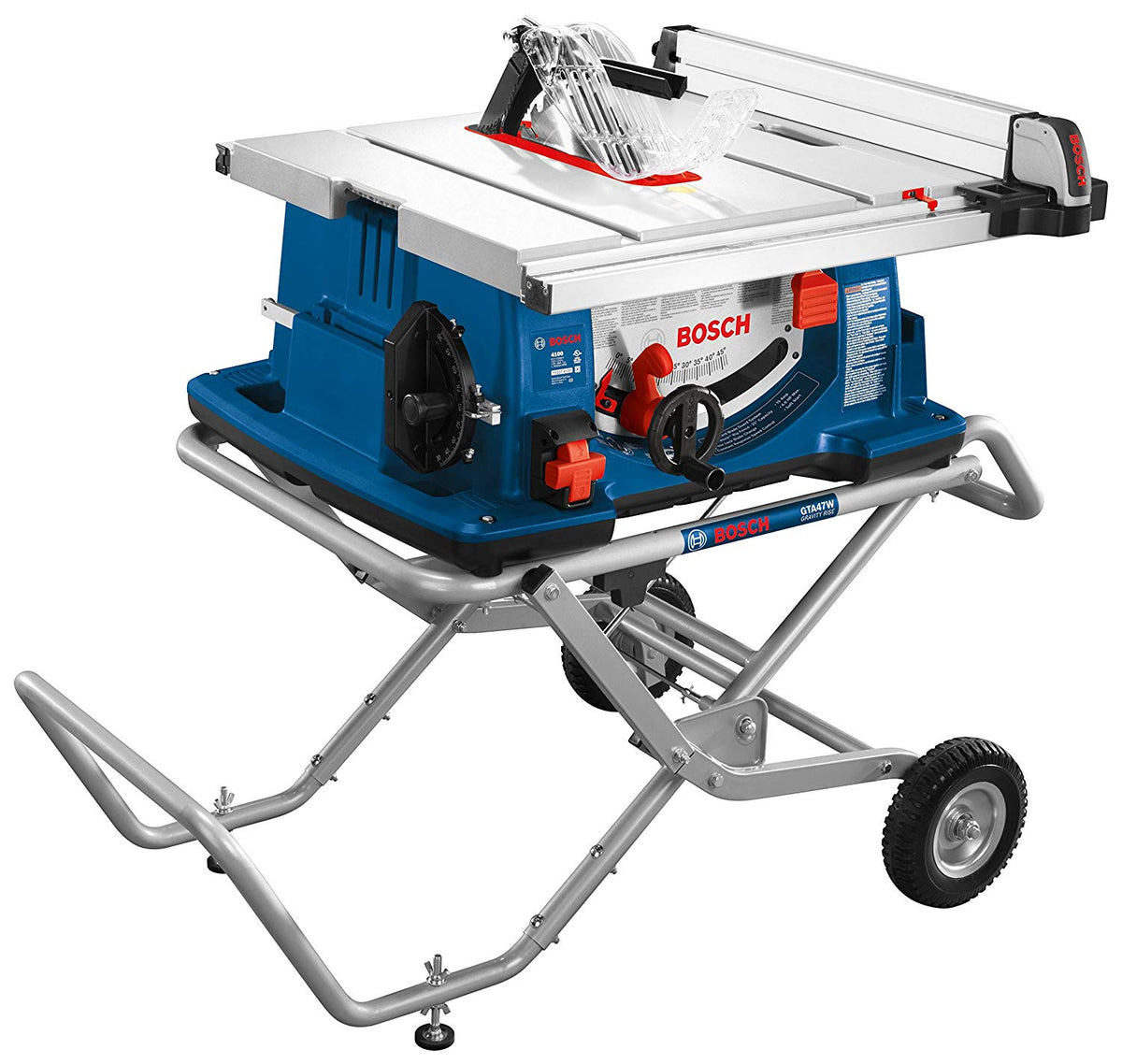 Bosch 4100-10 Worksite Table Saw with Gravity-Rise Wheeled Stand, 10"