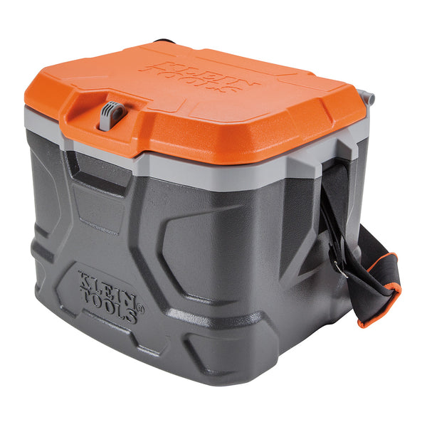 Klein Tools 55600 Tradesman Pro Tough Box Cooler, Cool Up To 30 Hours, 17-Qt