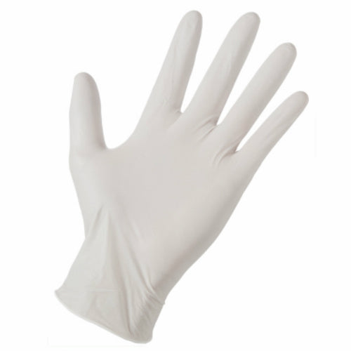 Grease Monkey 23591-110 Disposable Latex Gloves, Off White, Medium, 100-Count