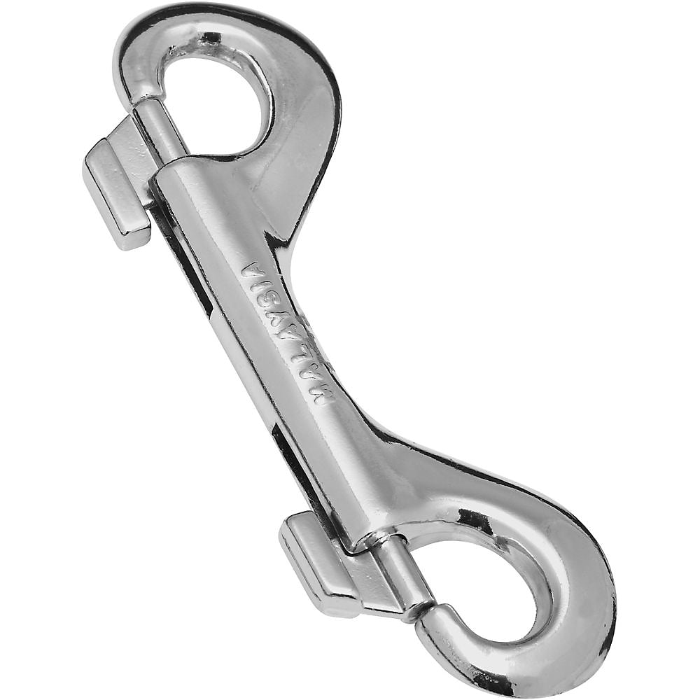 National Hardware N277-061 Double Bolt Snaps, Nickel Finish, 3-15/16"