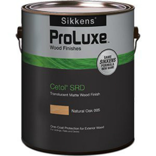 PPG SIK240-005/01 ProLuxe Cetol SRD Transparent Matte Wood Finish, Nat Oak, Gal
