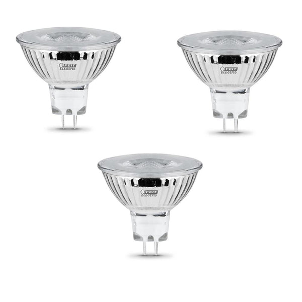 Feit BPBAB/930CA/3 Dimmable MR16 LED Bulb, 2.6W, 12V, Bright White, 3-Pack