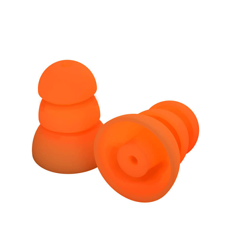 Plugfones PRP-SO10 ComforTiered Wired Ear Plug, Orange