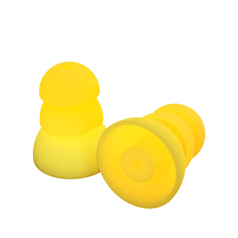 Plugfones PRP-SY10 ComforTiered Wired Ear Plug, Yellow