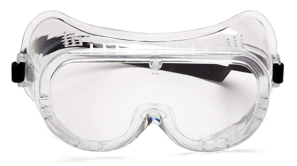 Pyramex G201T-TV Clear Anti-Fog Perforated Safety Goggle