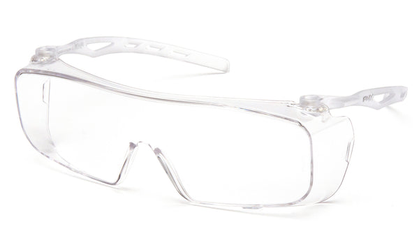 Pyramex S9910ST-TV Over-The-Spectacle Safety Glasses, Clear Anti-Fog Lens