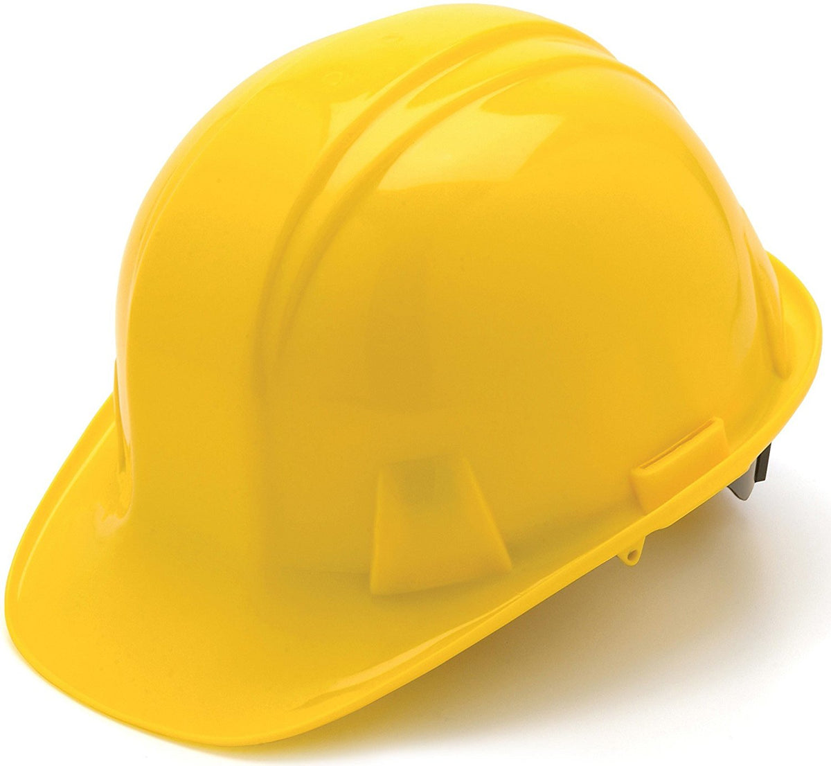 Pyramex HP14030-TV PinLock Cap Style 4-Point Snap Lock Hard Hat, Yellow