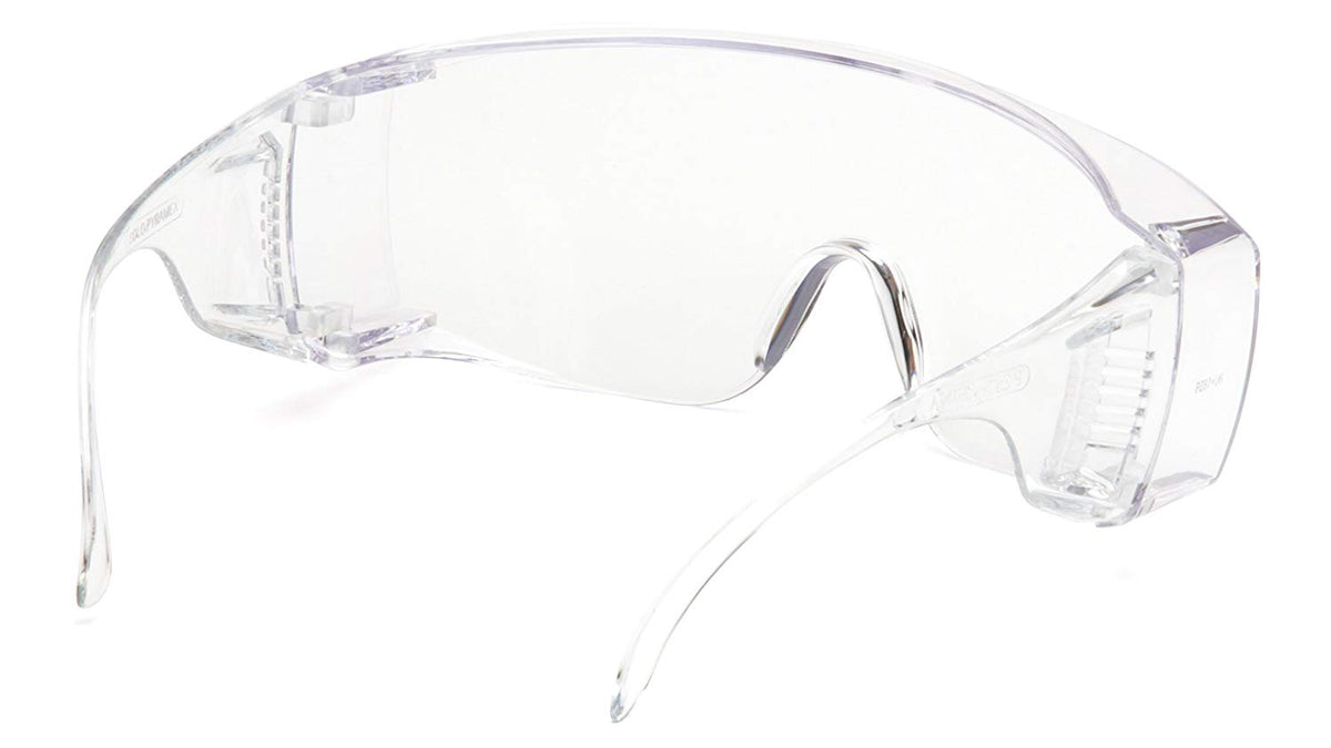 Pyramex S510S-TV Economical Safety Glasses, Clear Lens/Frame Combination