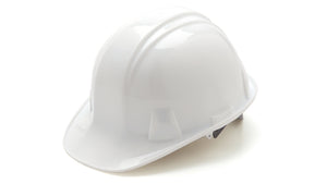 Pyramex HP14110-TV Cap Style 4-Point Ratchet Suspension Hard Hat, White