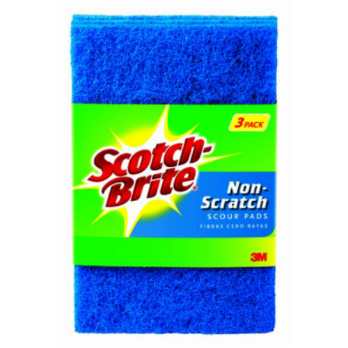 Scotch-Brite 623-10 Multi-Purpose Non-Scratch Scour Pads, 3-Pack