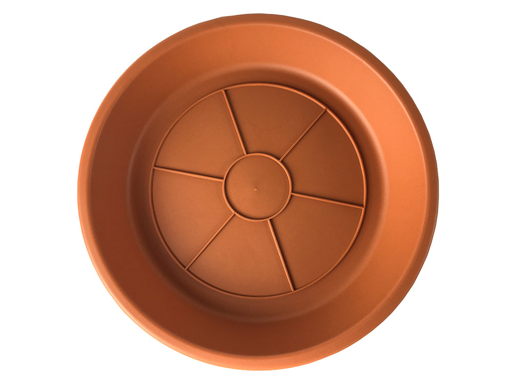 Southern Patio SA1212TC Dynamic Saucer, Terra Cotta, Plastic