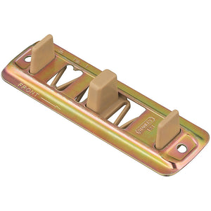 National Hardware N403-400 Adjusting Floor Guide, Tan/Yellow Chromate