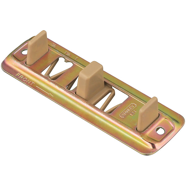 National Hardware N403-400 Adjusting Floor Guide, Tan/Yellow Chromate