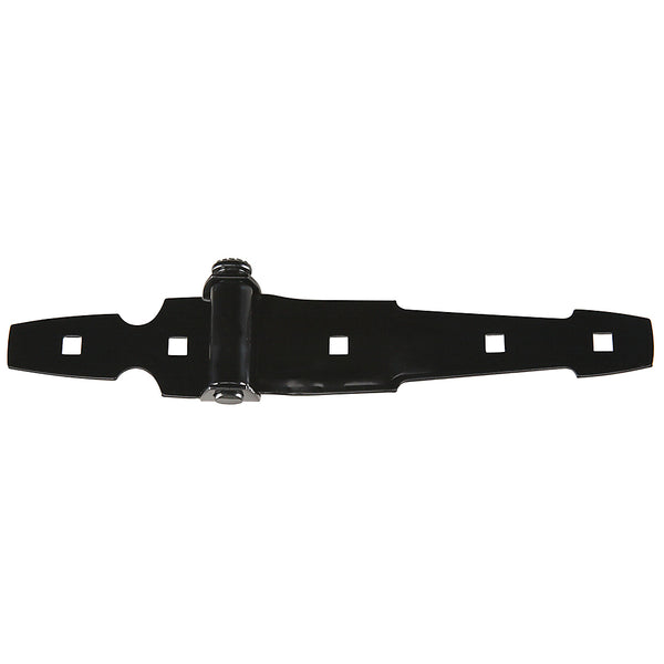 National Hardware N109-047 Ornamental Strap Hinge, Steel, Black