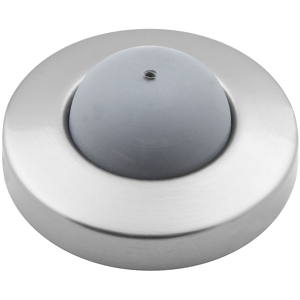 National Hardware N829-276 Convex Wall Door Stop, Satin Chrome