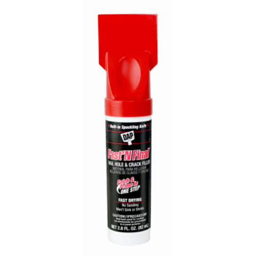 DAP 12317 Fast 'N Final Lightweight Spackling, White, 2.8 Oz