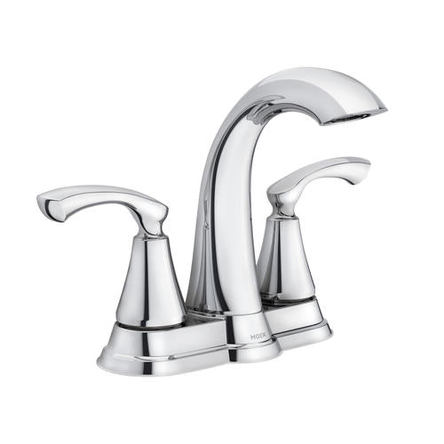 Moen WS84876 Tiffin Two-Handle High Arc Bathroom Faucet, Chrome