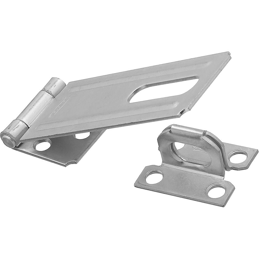 National Hardware N102-376 Steel Safety Hasp, Zinc Plated, 4-1/2"