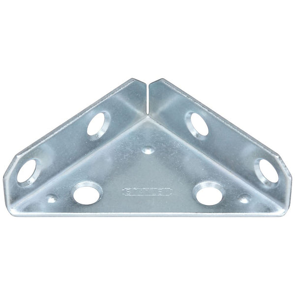 National Hardware N337-709 Heavy Duty Corner Brace, Zinc Plated Steel, 2"
