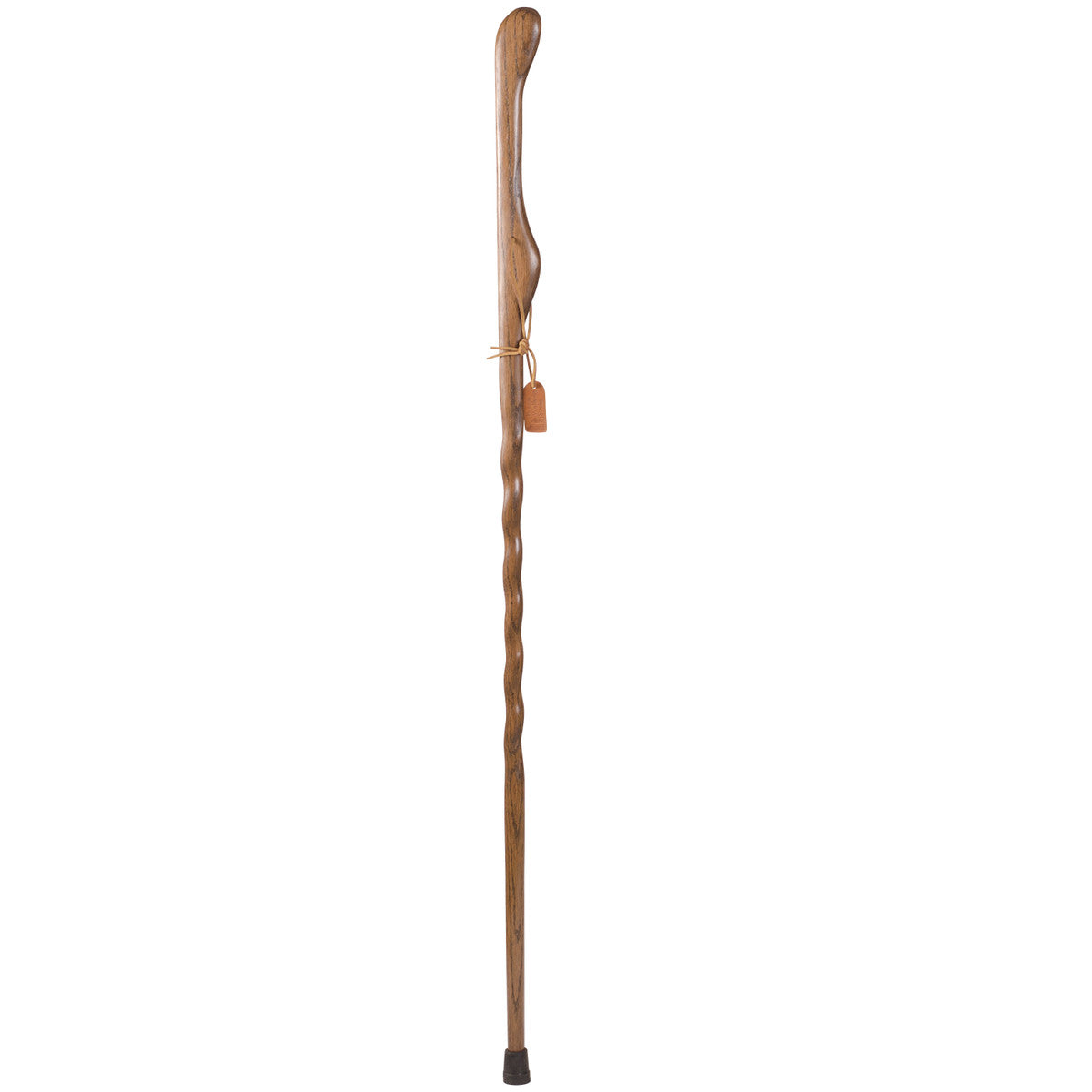 Brazos 602-3000-1108 Hitchhiker Twisted Oak Walking Stick, Brown, 55"