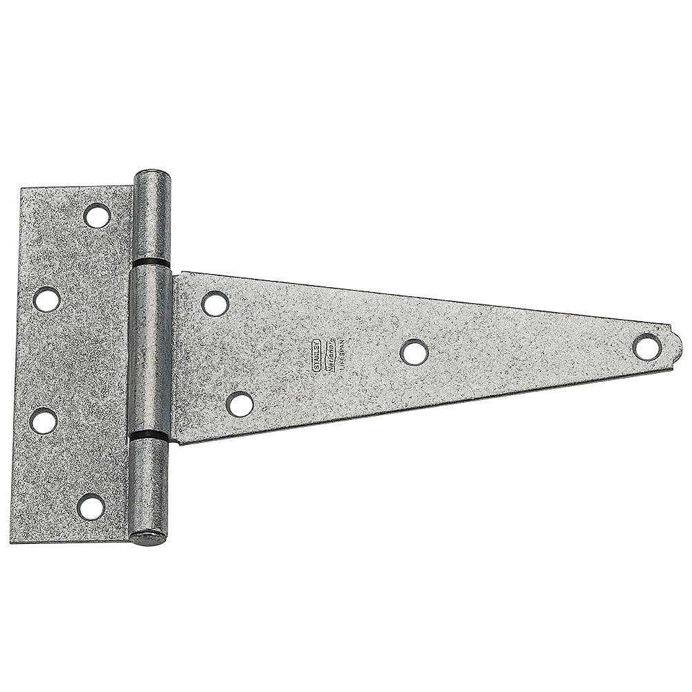 National Hardware N129-502 Extra Heavy-Duty Steel T-Hinge, Galvanized, 8"