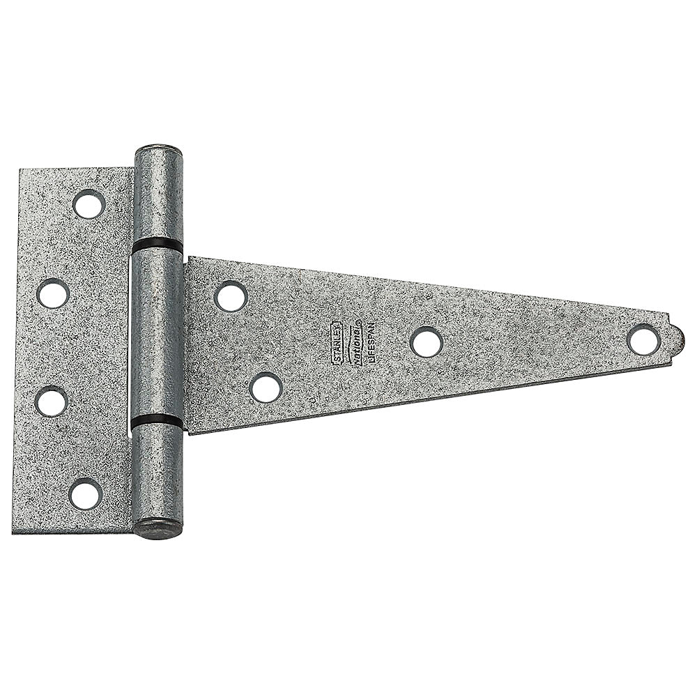 National Hardware N129-452 Extra Heavy-Duty Steel T-Hinge, Galvanized, 6"