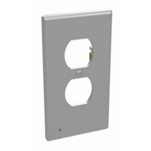 Westek LC-CCDO-N Lumicover Core Classic Duplex Wall Plate Night Light, Nickel