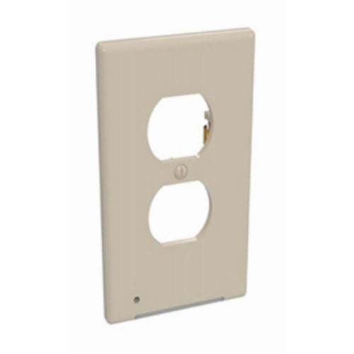 Westek LC-CCDO-AL Lumicover Core Classic Duplex Wall Plate Night Light, Almond