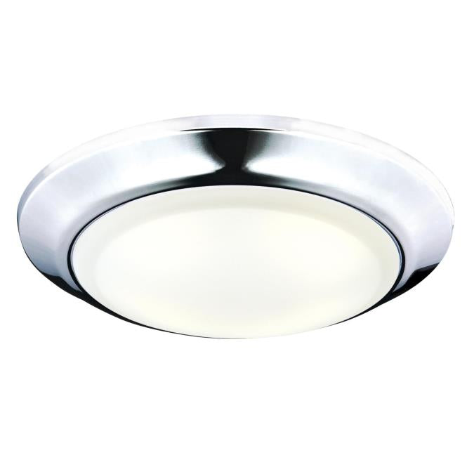 Westinghouse 63226 Dimmable LED Surface Mount Light, Chrome/Frosted Lens, 7-3/8"