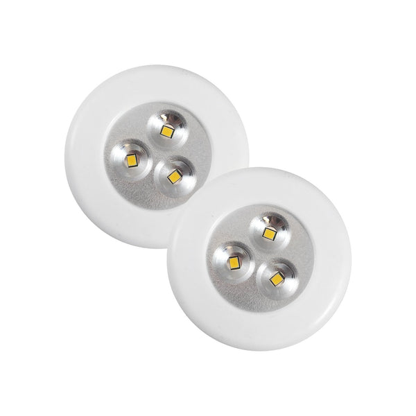 Westek 75221 Lite-N-Up LED Utility Light, White, 2-Pack