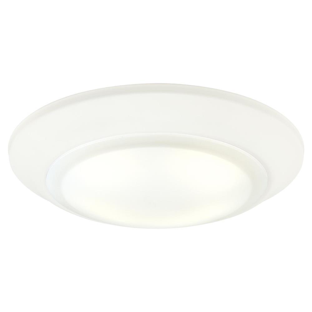 Westinghouse 63229 Dimmable LED Surface Mount Light, White/Frosted Lens, 7-3/8"