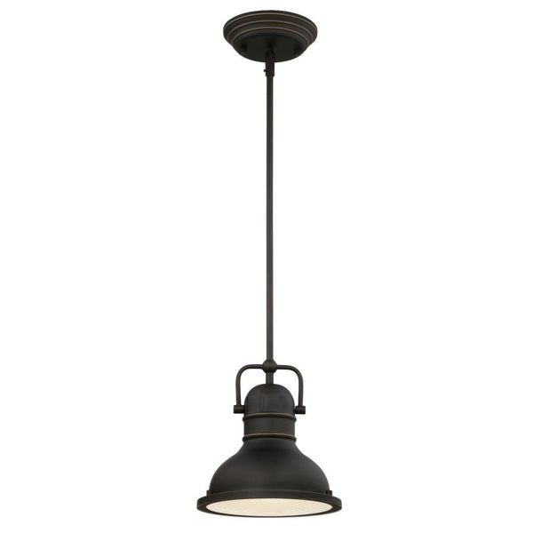 Westinghouse 63082 Boswell One-Light LED Mini Pendant, Oil Rubbed Bronze