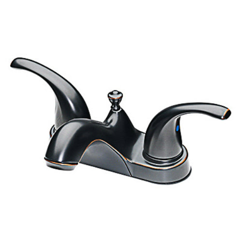 HomePointe 67499W-6227 Centerset  2-Handle Lavatory Faucet, 4", Brushed Bronze