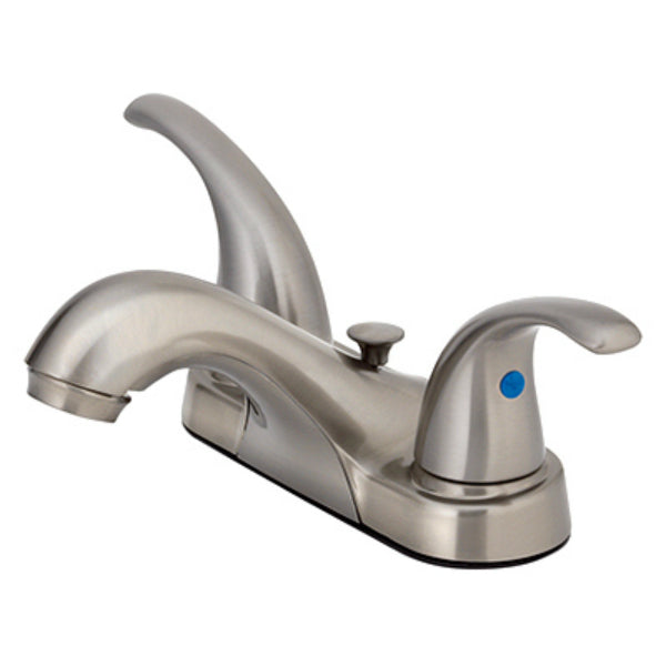 HomePointe 67499W-6204 Centerset  2-Handle Lavatory Faucet, 4", Brushed Nickel
