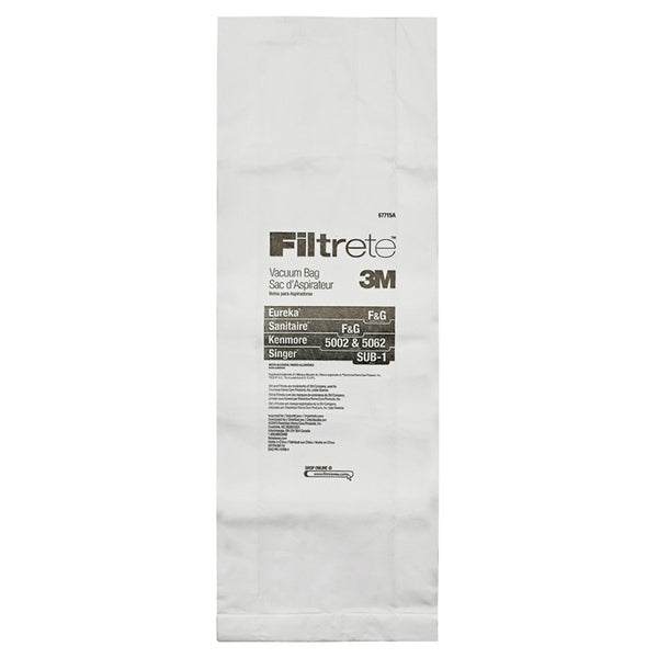 Filtrete 67715C Micro Allergen F & G Vacuum Bag, 3-Pack