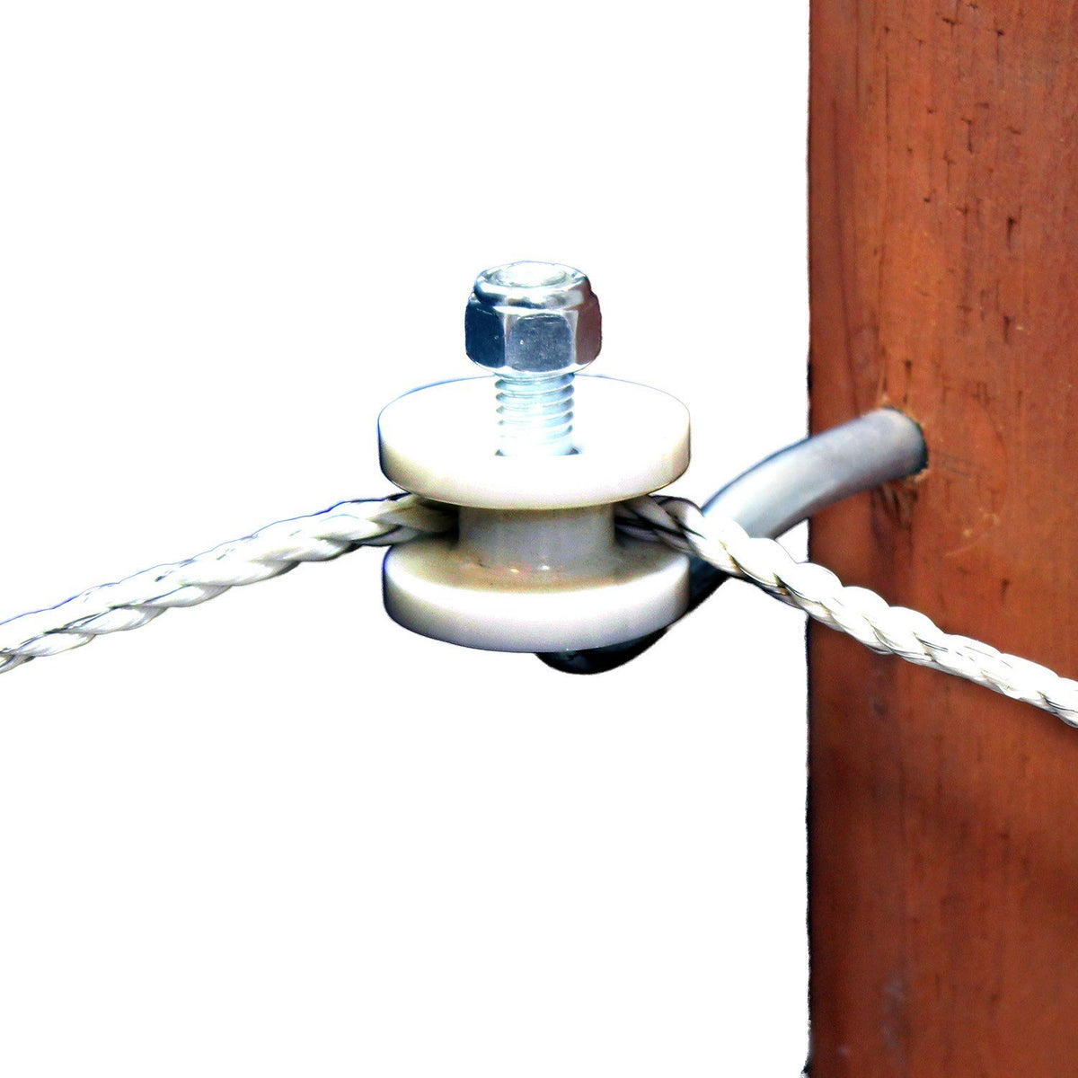 Powerfields R-65-C4 Rope Corner Pulley, White, 4-Pack