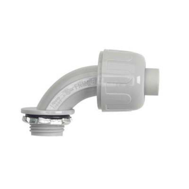 Halex 97693 Liquid Tight 90 Degree Conduit Connector, 1 Inch