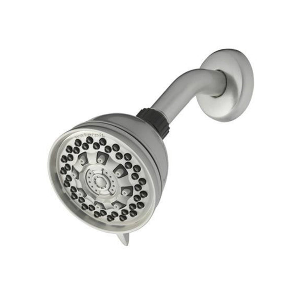 Waterpik XAT-619E Fixed Mount Shower Head w/ PowerPulse Massage, Brushed Nickel