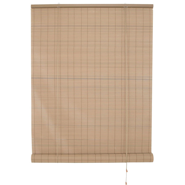 Simple Spaces VRB-48X72WG Vinyl Roll Up Blind, Woodgrain, 48" x 72"