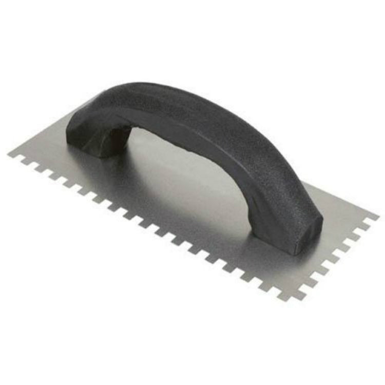 QEP 10113Q Square-Notch Trowel with Plastic Handle, 1/4" x 1/4" x 1/4"