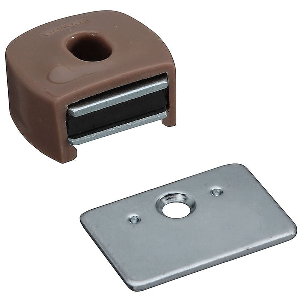 National Hardware N710-506 Magnetic Catch, Plastic, Tan