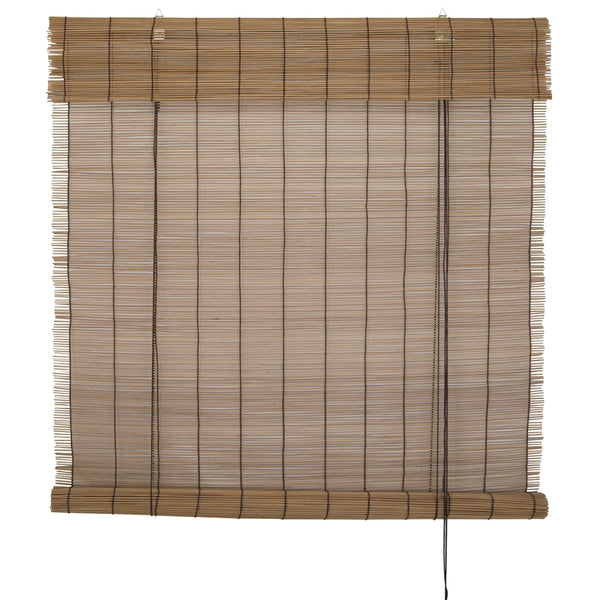 Simple Spaces BRB-36X72F Bamboo Roll Up Blind, 36" x 72"